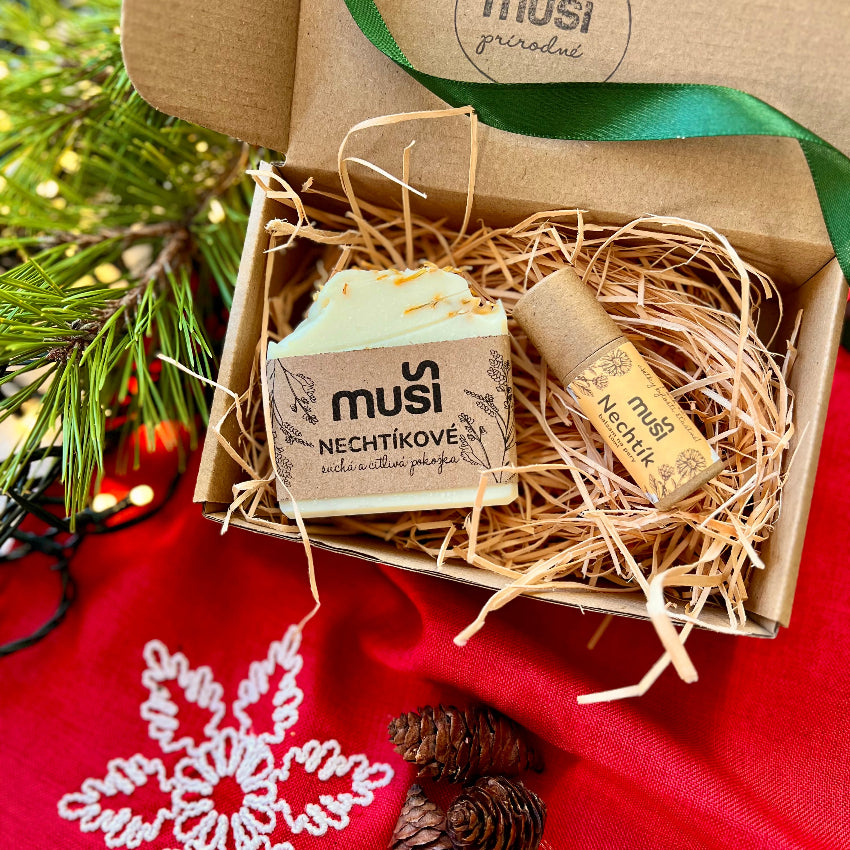 Nechtíkové mydlo & Nechtík balzam na pery