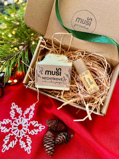 Nechtíkové mydlo & Nechtík balzam na pery