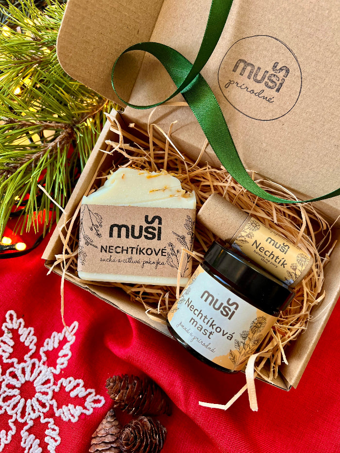 Nechtíkové mydlo, Nechtík balzam na pery & Nechtíková masť