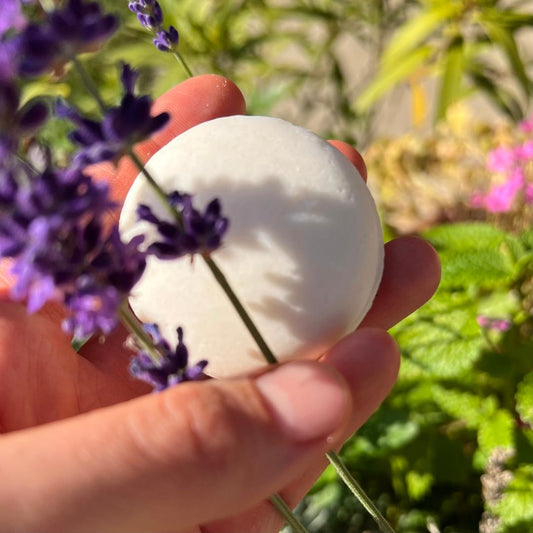 Levanduvláska, prírodný tuhý šampón pre lesk & hydratáciu